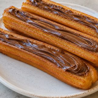 Churros Con Nutella (Porción)