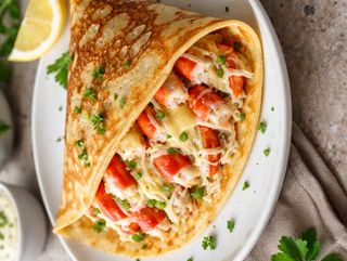 Crepe boca de mar y queso