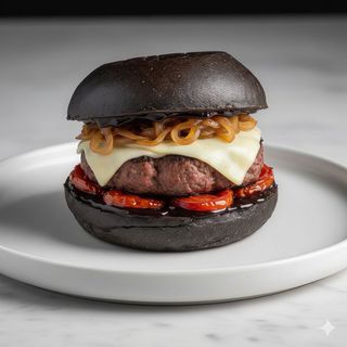 Burger black garlic