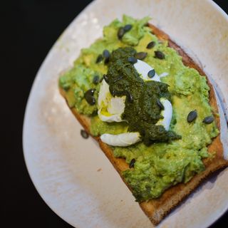 Tosta poché verde