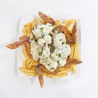 Alitas en salsa acevichada