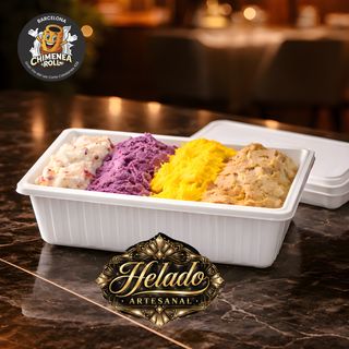 Helado artesanal 1000 ml - 4 sabor