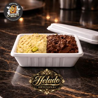 Helado artesanal 500 ml - 2 sabor
