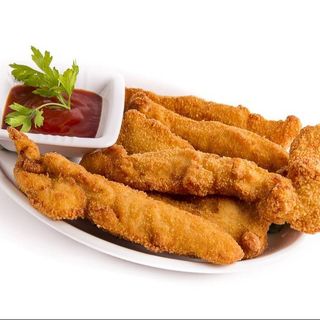 tiras de pollo