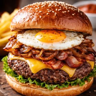 Hamburguesa de la granja