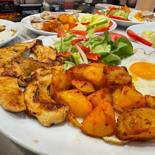 Combinado pollo marinado