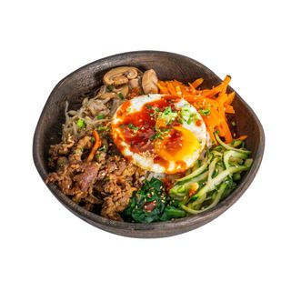Bibimbap Con Ternera O Pollo
