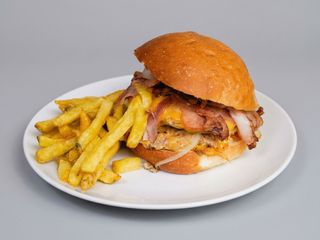 Hamburguesa De Cebolla De Oklahoma