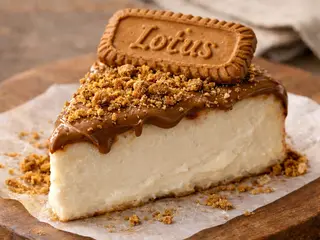 tarta de queso con lotus