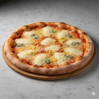 Pizza cuatro quesos (33 cm.)