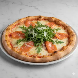 Pizza de salmón (33 cm.)