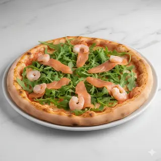 Pizza nórdica (33 cm.)