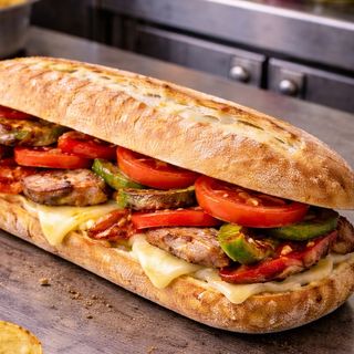 Bocadillo De Lomo Adobado