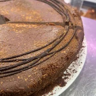Tarta de queso de chocolate