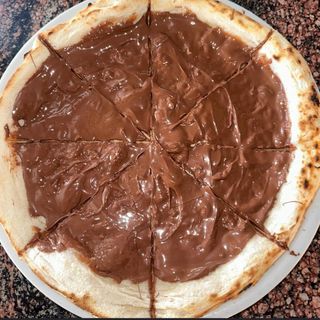 Pizza con Nutella