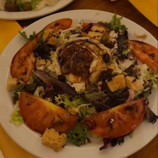 Ensalada Tibia con queso de cabra