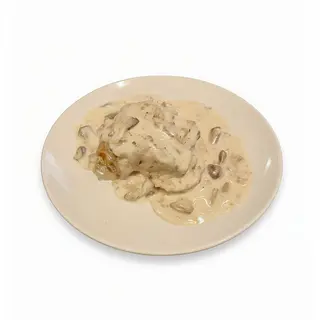 Bacalao A La Crema De Setas