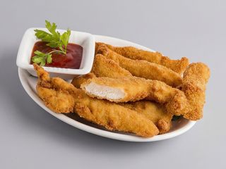 Tiras De Pollo Crujiente (Ración)