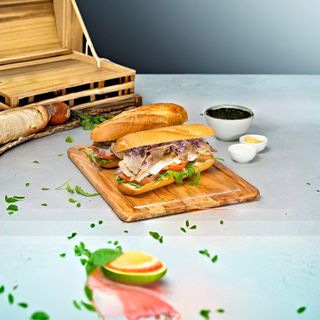 Bocadillo de pata asada