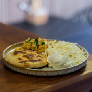 Arepa andina clasica