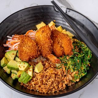 Poke Bowl de Langostino Panko