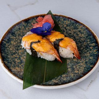 Nigiri de gamba flambeado (2.Ud)