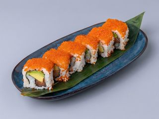 Salmón y Tobiko Naranja (8uds)
