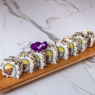 Salmón Roll con Sésamo (8uds)