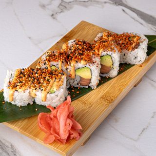 Salmón roll picante (8uds)