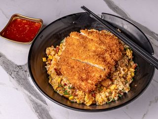 Arroz Pollo Panko