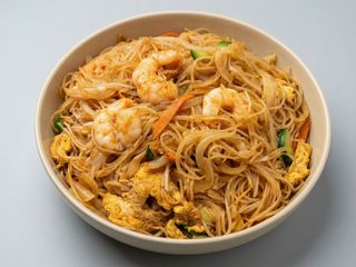 Fideos Chinos Con Gambas