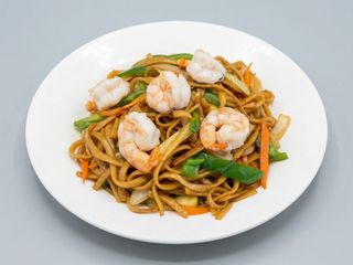 Tallarines Con Gambas