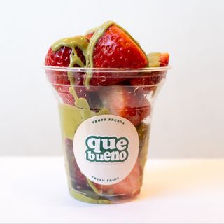 Fruta fresca Fresas 2 salsas (Vaso Normal)