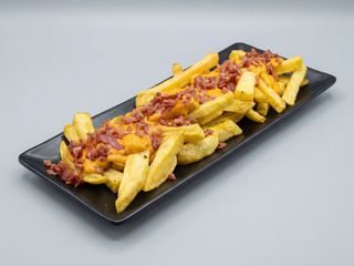 Patatas Con Bacon Y Cheddar