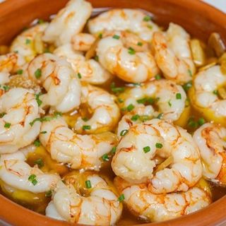 Gambones al ajillo
