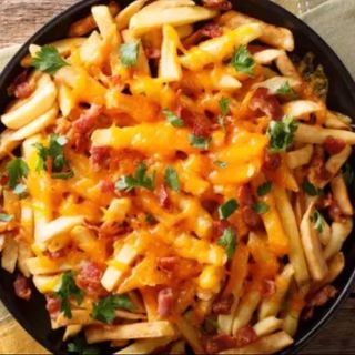 Bacon cheese fries