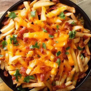 Bacon cheese fries