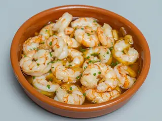 Gambones al ajillo