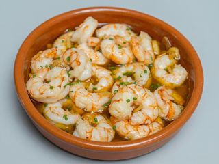 Gambones al ajillo