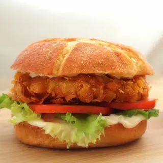 hamburguesa crispy de pollo