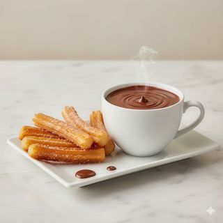 Chocolate con 5 churros