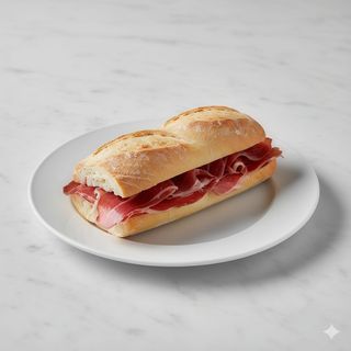 Bocatín de jamón ibérico bellota