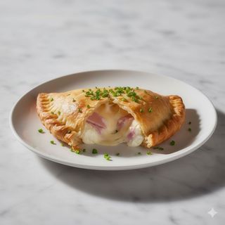Napolitana de jamón y queso con Philadelphia (porción)
