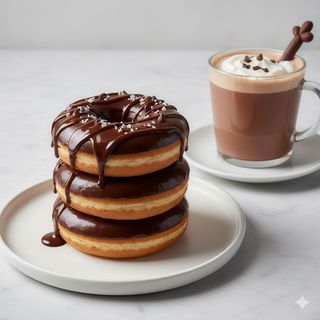 Donut con chocolate (1 ud.)