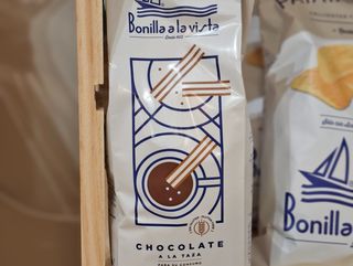 Chocolate a la taza en polvo Bonilla 1 kg.