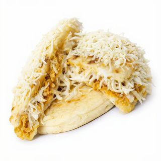 Arepa pollo queso