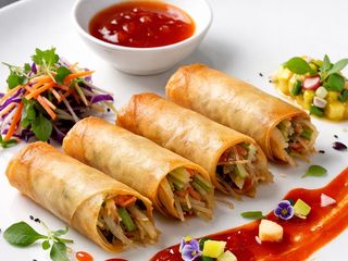 Harumaki Vegetal con Fideos（4unds）