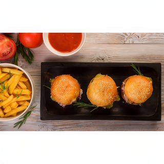 Mini Burger De Pollo (3 Uds.)