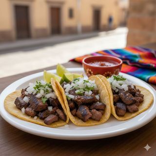 Tacos de bistec (2 uds.)