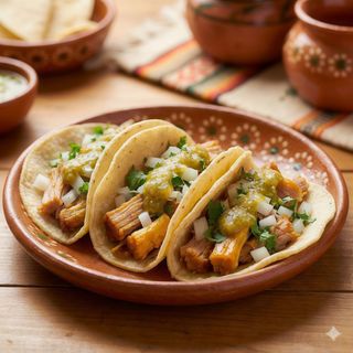 Tacos de carnitas (4 uds.)